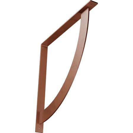 Ekena Millwork Bulwark Steel Bracket, Hammered Copper 2"W x 24"D x 24"H BKTM02X24X24BUHCO